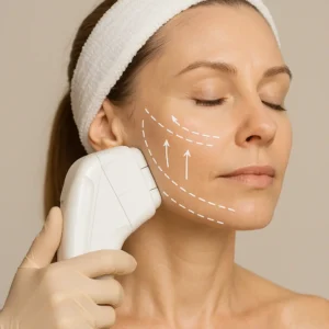 Woman having HI-FU to reduce wrinkles call LA LIPO Kentish Town Now!