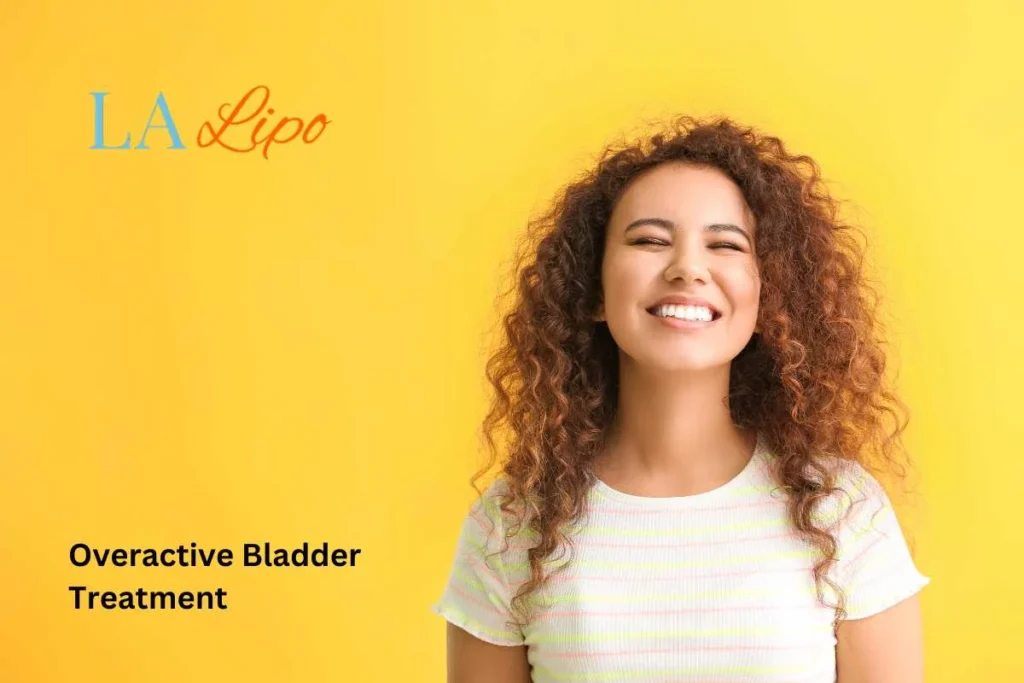 woman smiling about overactive bladder treatment Kentish Town solutions