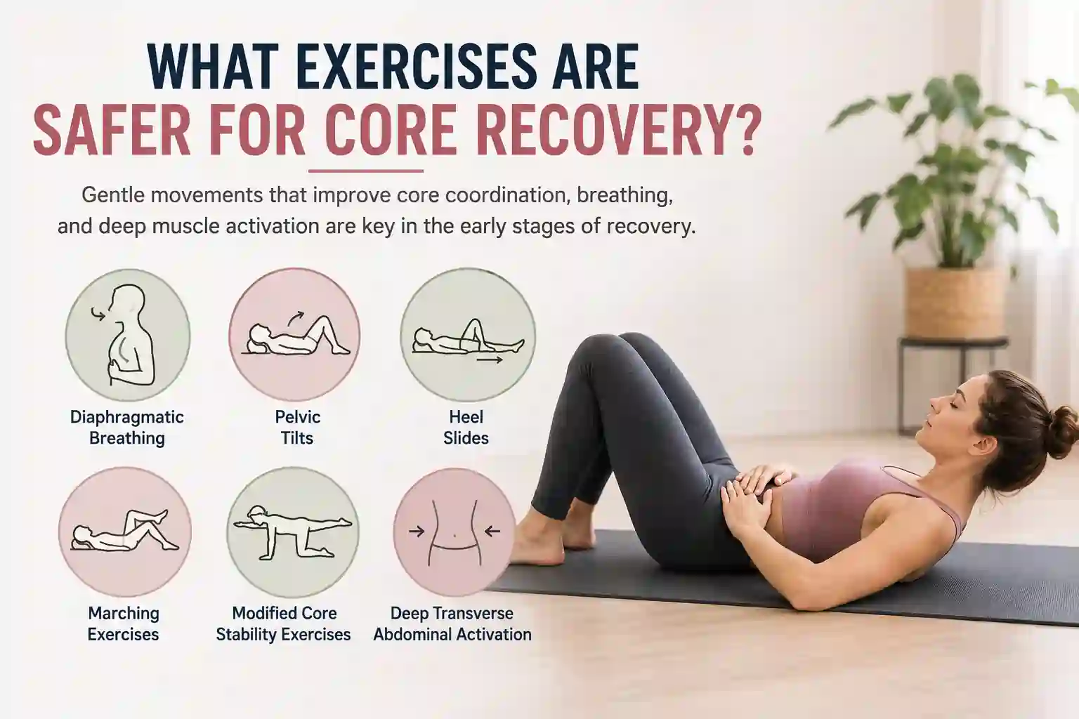 Which exercises may help diastasis recti Kentish Town?
